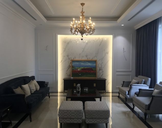 Chính chủ cho thuê biệt thự đủ đồ khu Phong Lan Vinhomes The Hamony