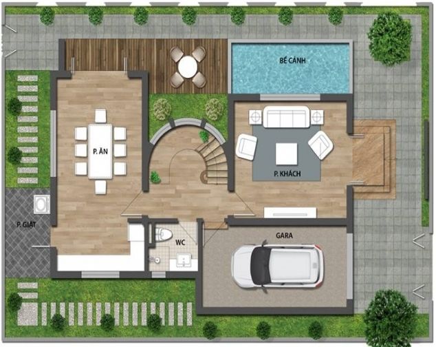 Chính chủ cho thuê biệt thự Embassy Garden Tây Hồ Tây, mẫu BT02