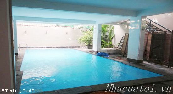 Cho thuê biệt thự đẹp có bể bơi tại Tây Hồ, Hà Nội