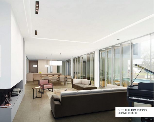 Cho thuê biệt thự kim cương tại The Manor Central Park. Đầy đủ đồ