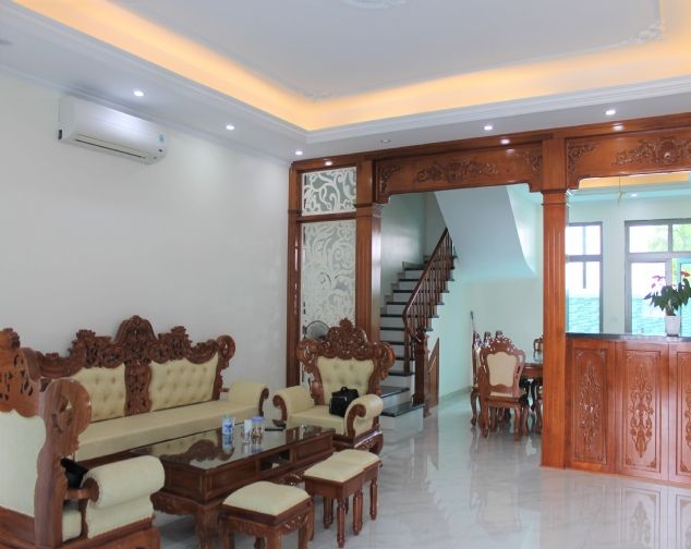 Cho thuê biệt thự liền kề 4 phòng ngủ, đủ đồ đẹp tại Vinhomes Riverside - The Harmony