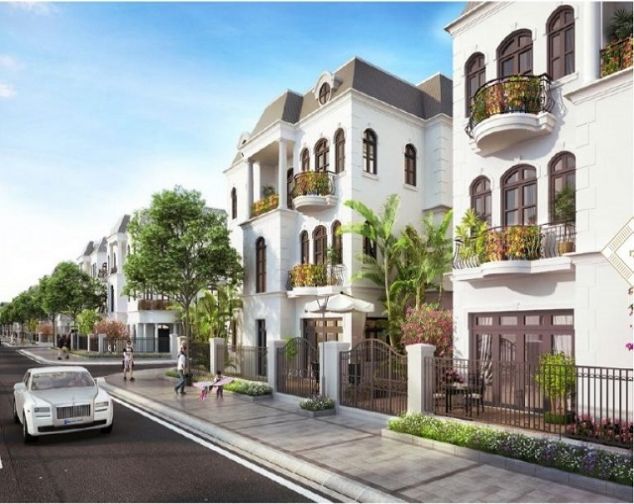 Cho Thuê Biệt Thự Phố Hoa Hồng - Vinhomes Star City Thanh Hóa, 550m2 xây dựng, 25 triệu/tháng