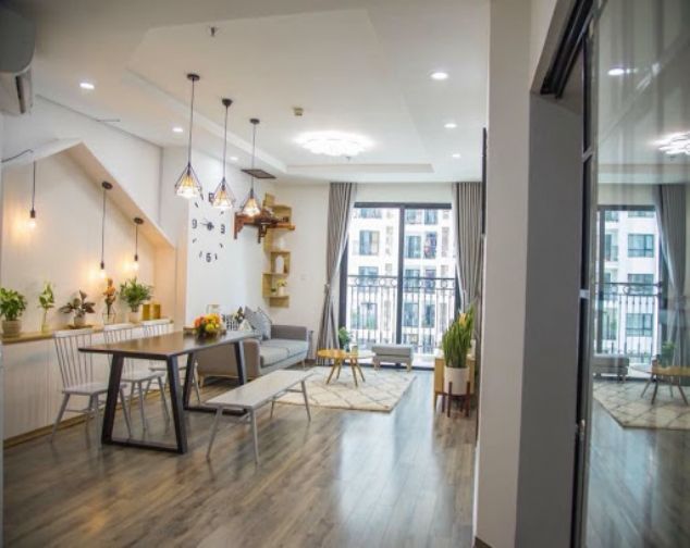 Cho thuê căn hộ 02PN, 69m2, Vinhomes Green Bay