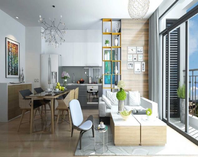 Cho thuê căn hộ 03 phòng ngủ, 88m2,  Vinhomes Green Bay, giá hấp dẫn