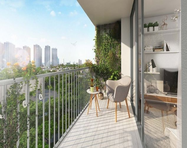 Cho thuê căn hộ 2 PN chung cư Berriver Long Biên, đồ cơ bản