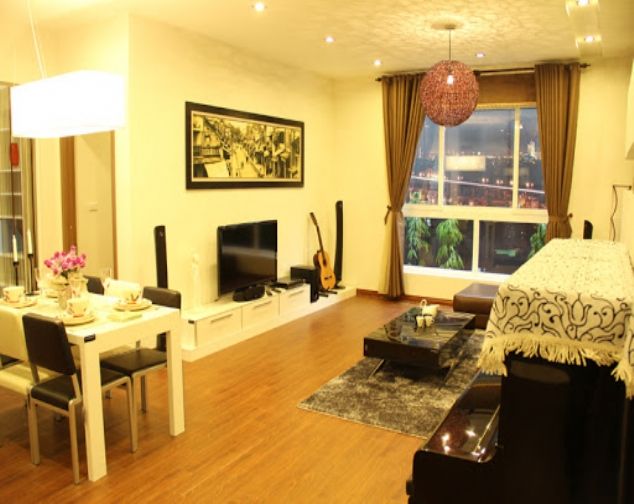 Cho thuê căn hộ 2 PN chung cư Berriver Long Biên