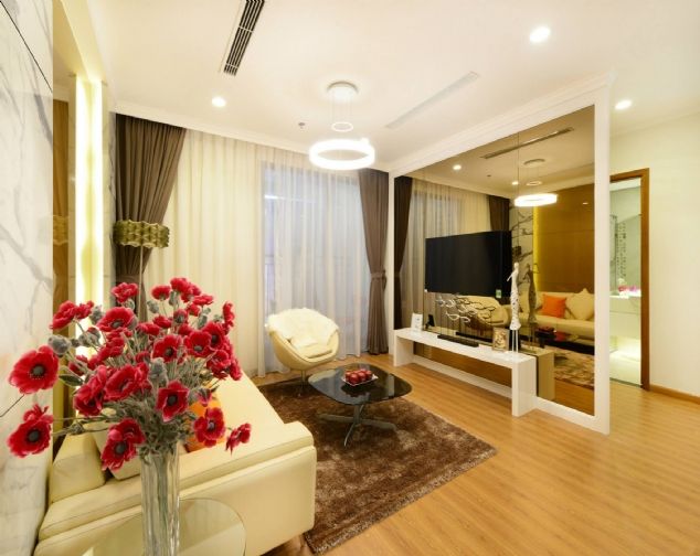 Cho thuê căn hộ chung cư 2 PN đầy đủ đồ tại Vinhomes Liễu Giai, giá liên hệ