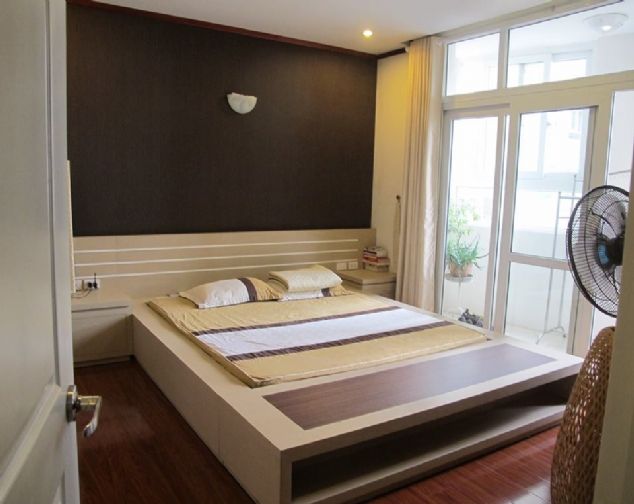 Cho thuê căn hộ chung cư Nguyễn Lương Bằng, 105m2, 3 phòng ngủ, đủ đồ tiện nghi