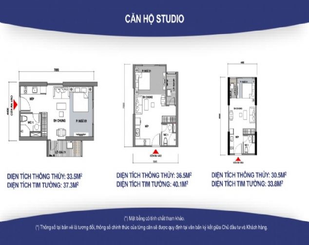 Cho thuê căn hộ Studio Vinhomes Grand Park