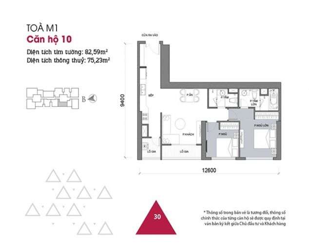 Cho thuê căn hộ tầng 22 tòa M1 Vinhomes Metropolis: 83m2 - 2N sáng, đầy đủ đồ view hồ
