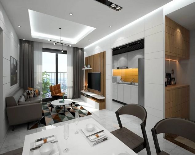 Cho thuê chung cư 6 Element, view đẹp, nội thất cơ bản chủ đầu tư, diện tích 87m2