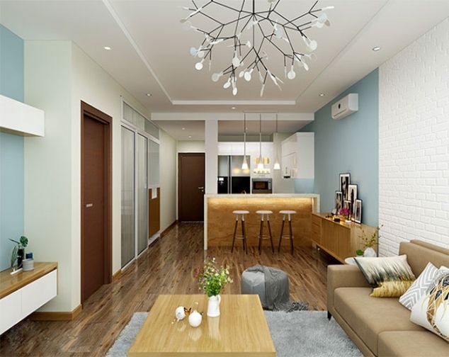 CHO THUÊ CHUNG CƯ NGOẠI GIAO ĐOÀN 2PN (75M2)
