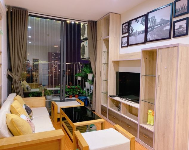 Cho Thuê Chung cư Thăng Long Mansion 60m2 Giá 9tr/ tháng Đủ đồ