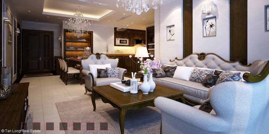 Cho thuê gấp căn hộ Platinum Residences 2 phòng ngủ, đủ đồ