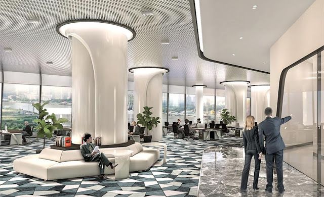 Cho thuê căn hộ Officetel 1 phòng ngủ Sunshine Finance Ciputra