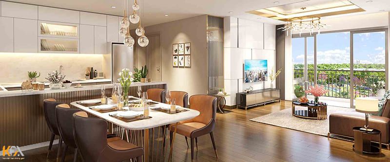Bán căn hộ 3PN Sun Centro Town – Hướng Đông, thiết kế cao cấp, không gian sống rộng rãi