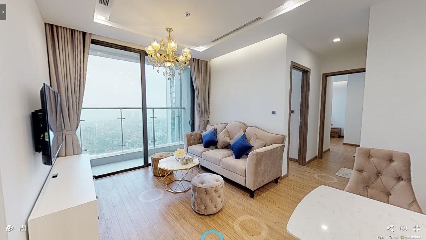 Cần bán căn hộ 3 phòng ngủ 74.58m2 hướng Đông Nam, ban công view hồ Ngọc Trai Masteri Waterfront