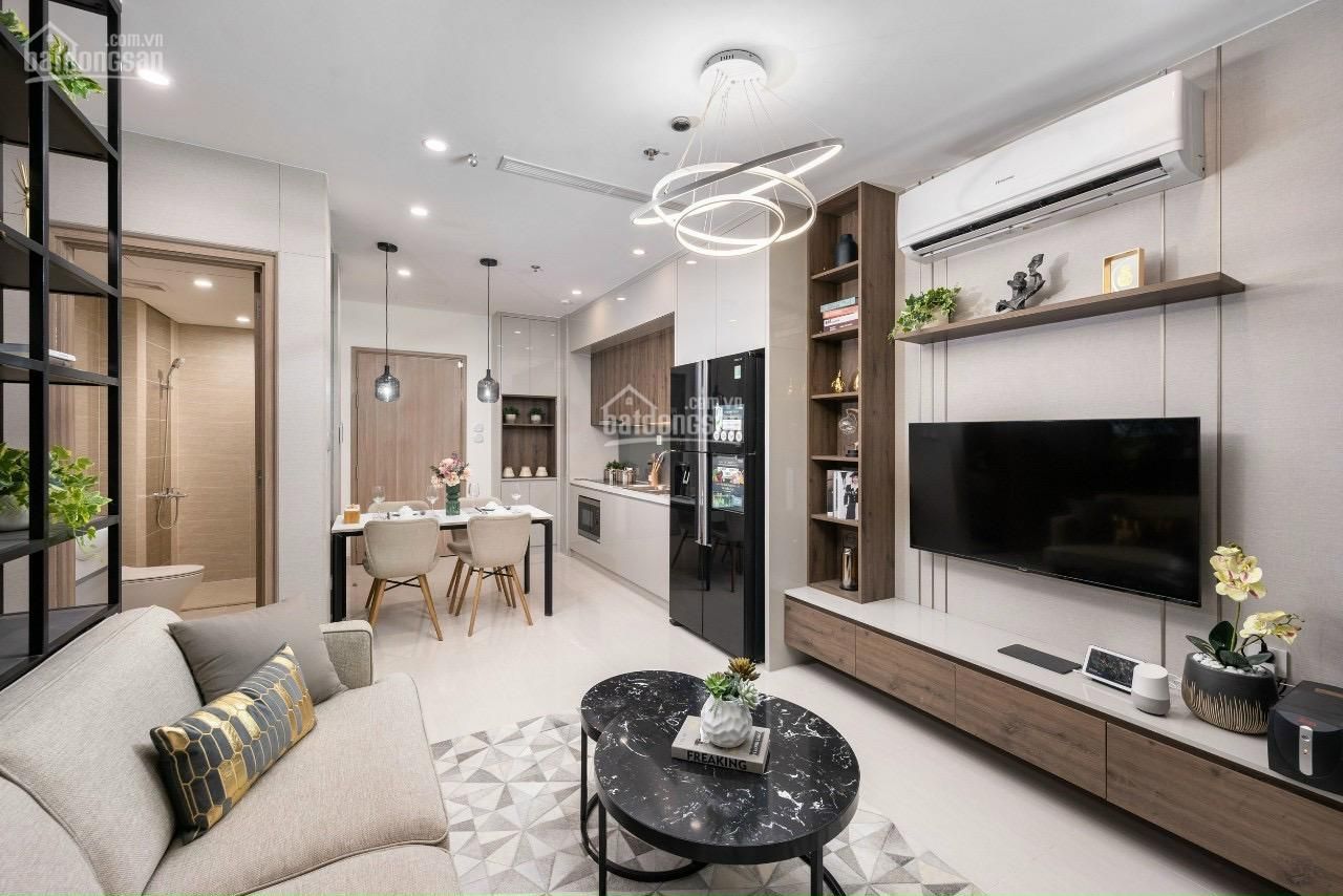 Cho thuê gấp căn hộ The Palm Oasis Vinhomes Star City diện tích 45m2 tầng cao full đồ view đẹp