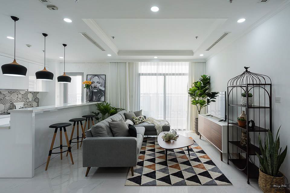 Cho thuê căn hộ 2PN The InterOne Bắc Giang 73m² hướng Tây – Cạnh phố đi bộ, tiện ích sầm uất