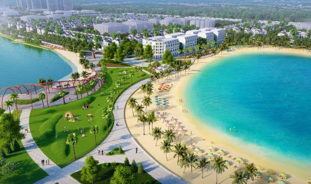 Cho thuê nhà song lập 100,6m2 x 3 tầng tại phân khu Thời Đại 13 Vinhomes The Crown