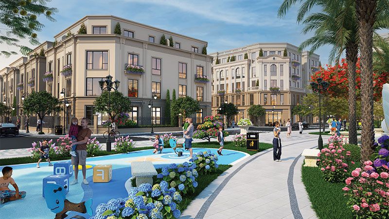 Bán nhà liền kề Đông Nam xây thô mặt trong 4 tầng MT 5m Vinhomes King Park Bắc Ninh gần công viên
