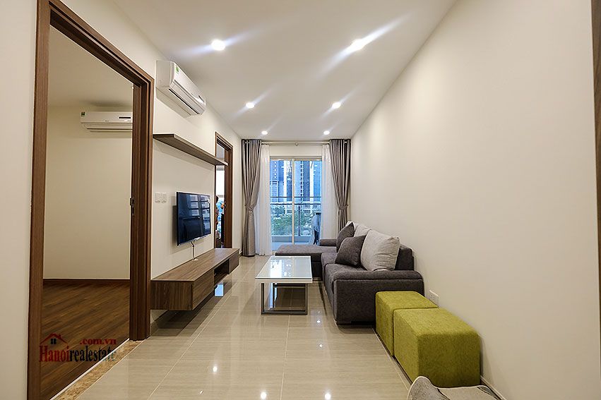 Bán căn 1 ngủ 1WC tầng cao chính Nam ban công view công viên Lalalay Bắc An Khánh, Hoài Đức