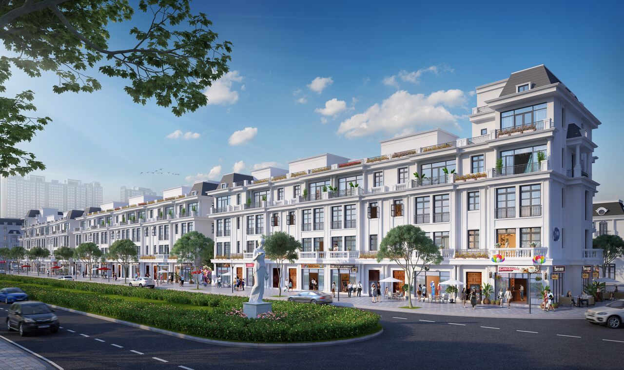 Sở hữu ngay căn shophouse mặt tiền siêu đẹp diện tích 90m2 Vinhomes Vũ Yên Hải Phòng