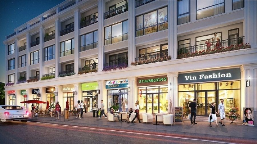 Mua căn góc shophouse dãy Tự Do hướng chính Nam 2 mặt thoáng thích hợp Kinh doanh Vinhomes Cổ Loa