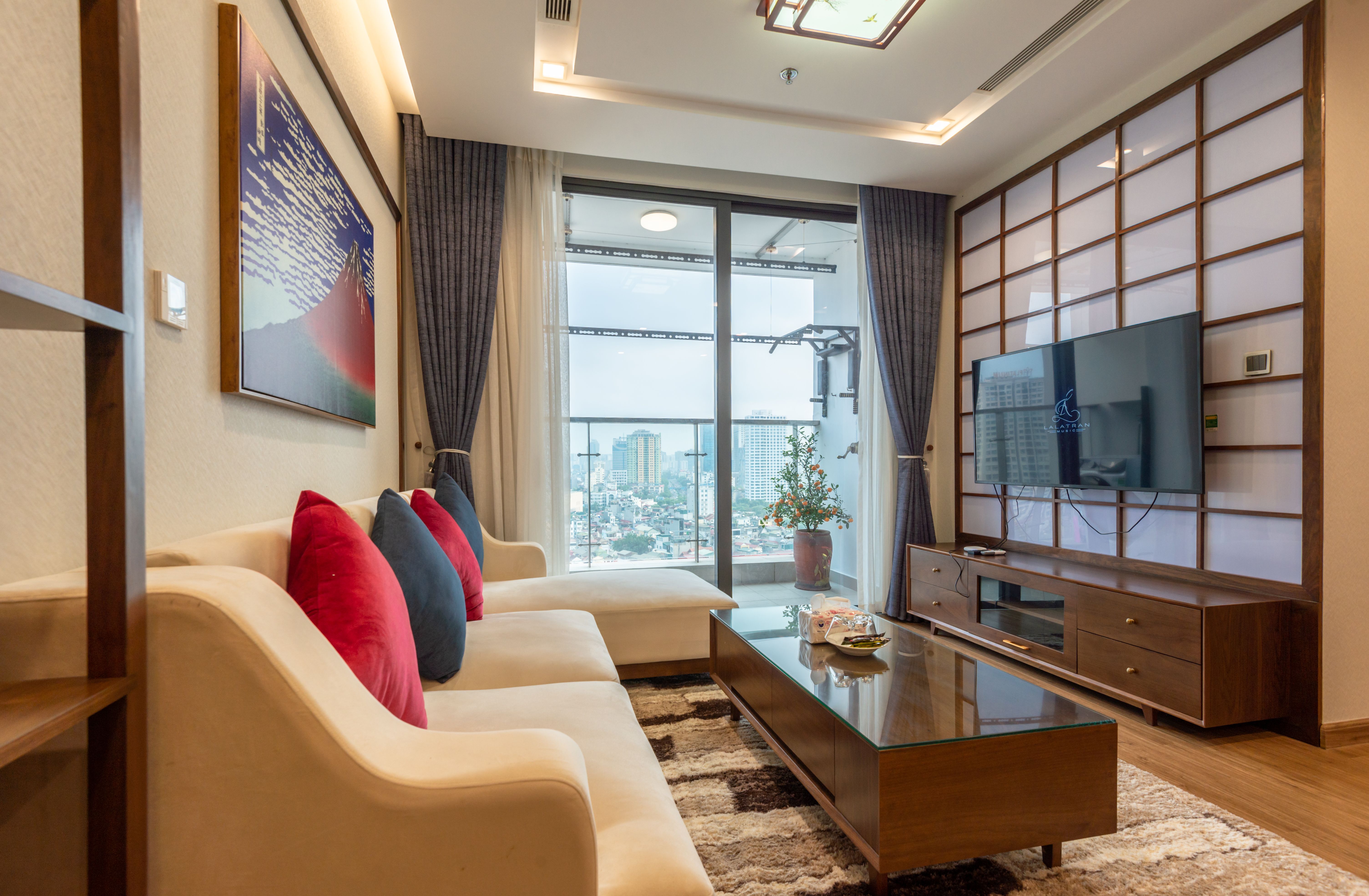 Cho thuê căn hộ 1 ngủ 52m2 view đường Kim Mã tại M2 Vinhomes Metropolis