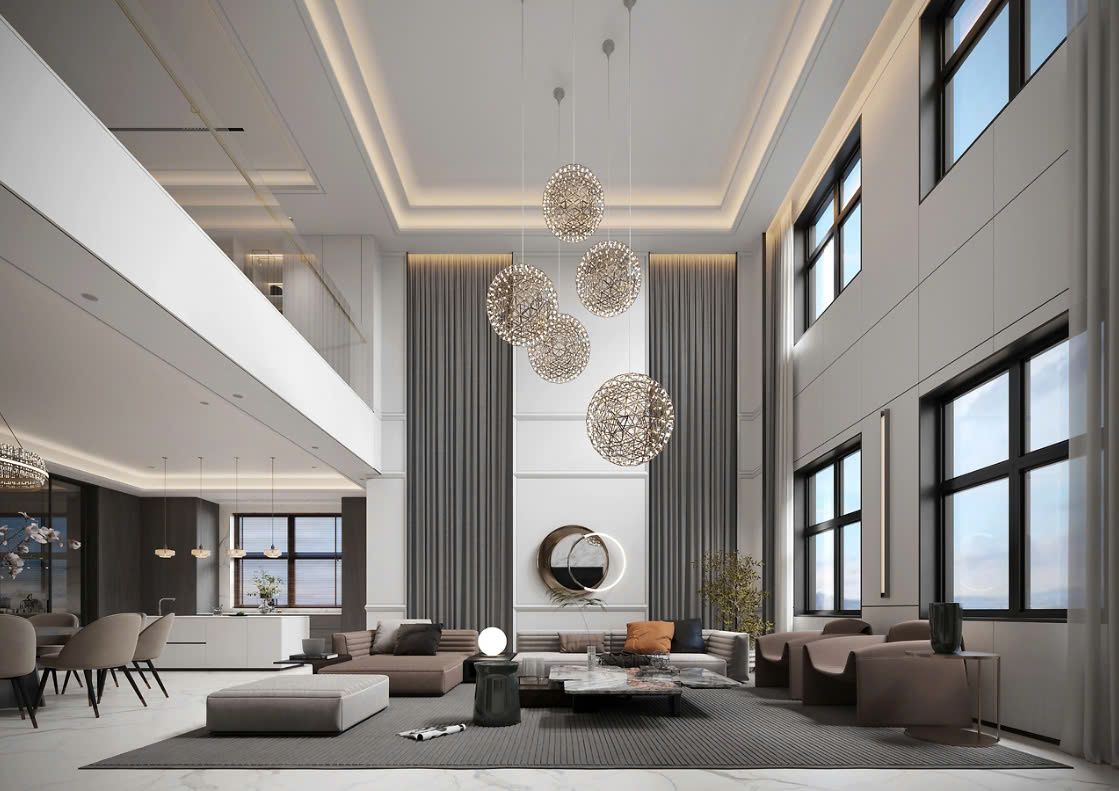 Bán căn góc Duplex hướng Bắc hoàn thiện cao cấp tầng cao view Panorama Sun 58 Tây Hồ giá VIP