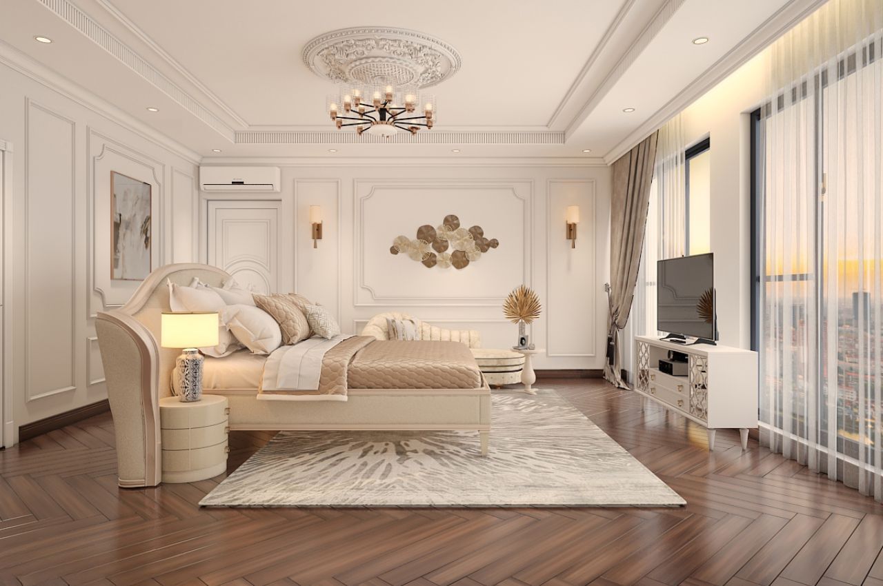 Cho thuê gấp căn hộ 3 ngủ chung cư Jade Square Phạm Văn Đồng hướng Bắc tầng cao view bể bơi