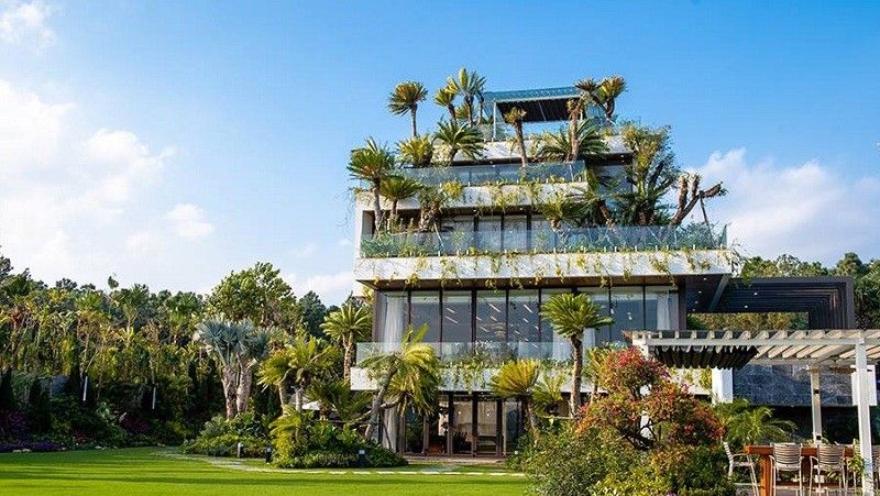 Bán biệt thự ven hồ hướng Bắc nội thất cơ bản - Bàn giao mặt ngoài Flamingo Forest City Đông Anh