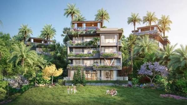Cho thuê biệt thự ven hồ - Nội thất cơ bản Flamingo Forest City Đông Anh kế cận công viên