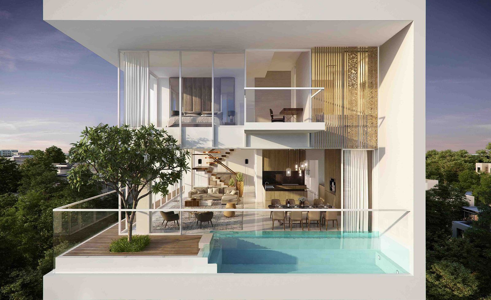 Mua căn hộ duplex Westlake Residential, đẳng cấp, giá ưu đãi, hướng Đông Bắc