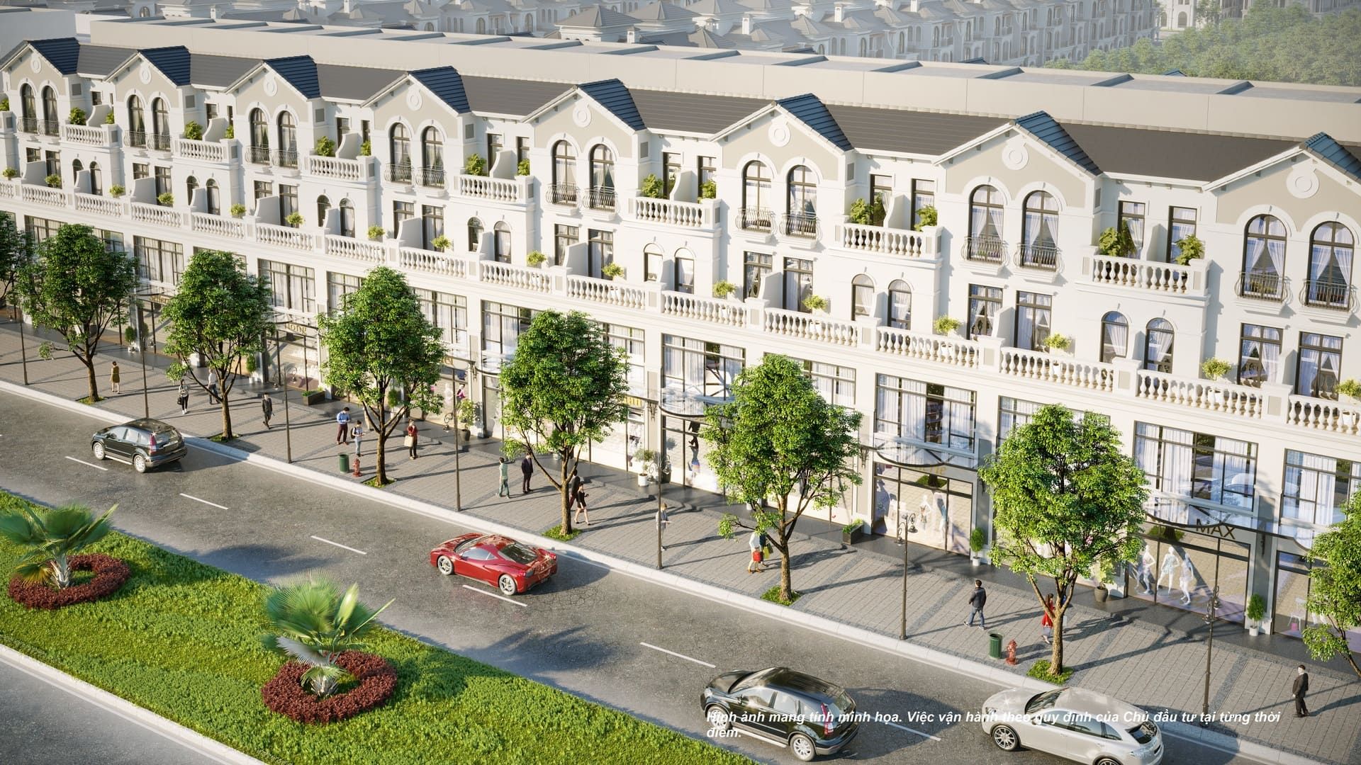 Cho thuê nhà vườn liền kề mặt tiền đẹp tại HUD Mê Linh Central