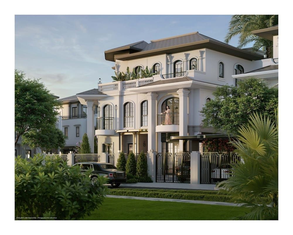 Bán biệt thự The Crown Đại Hoàng Sơn Bắc Ninh – Hướng Tây, View Thoáng Gần Công Viên