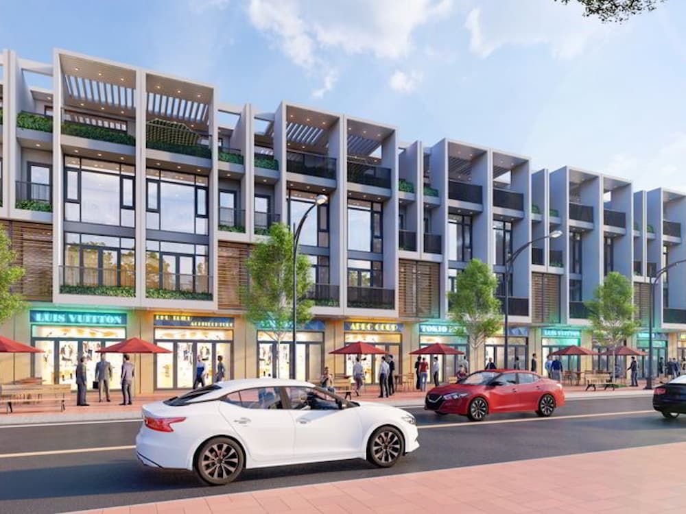 Cho thuê căn góc shophouse 2 mặt tiền đủ nội thất vừa ở vừa kinh doanh Diamond Paragon Bắc Giang