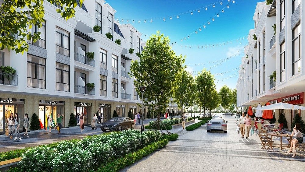 Chủ nhà gửi bán shophouse Hoàng Gia 1 hướng Tây Hinode Royal Park, view đẹp - DT: 97m2