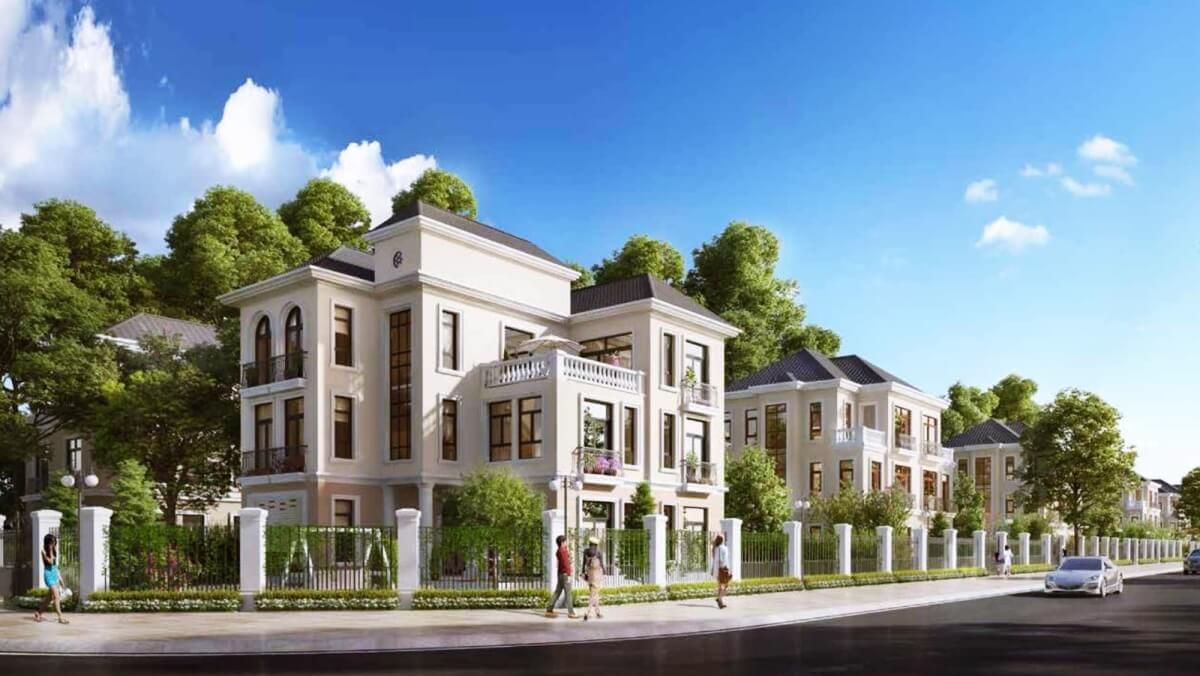 Bán biệt thự song lập hướng Tây Tứ Trạch Hoàng Gia 2 Hinode Royal Park - DT: 200m2 x 3 tầng
