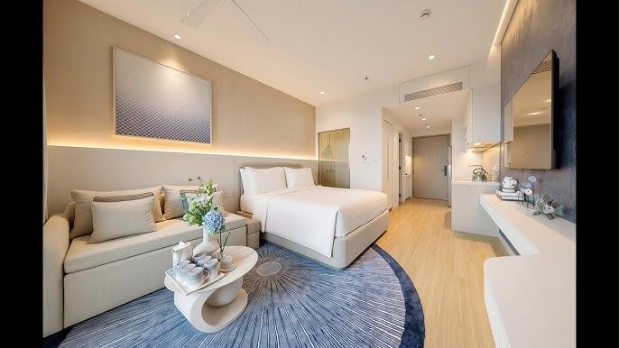 Bán Studio ban công Đông Tứ Trạch nhìn biển - Hoàn thiện cao cấp Charmora City Sun Nha Trang