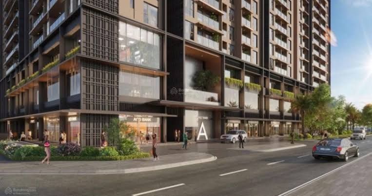 Bán căn góc shophouse chân đế hướng Tây hoàn thiện cơ bản - View nhìn vườn hoa Lumiere Ocean Crest
