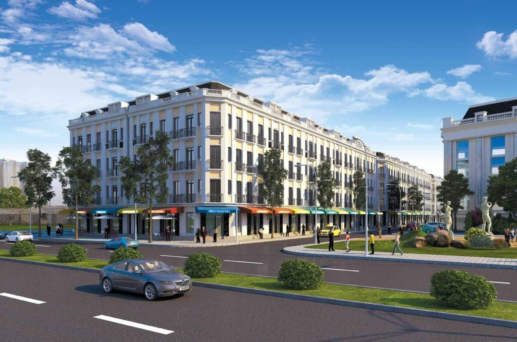 Bán shophouse The Crown Đại Hoàng Sơn Bắc Ninh - Xây thô 4 tầng, mặt đường nội khu