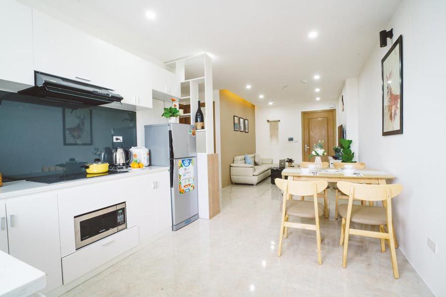 Cần bán chung cư 2 ngủ 2WC ban công Tây Bắc tầng cao view đô thị Kepler Land TSQ Mỗ Lao