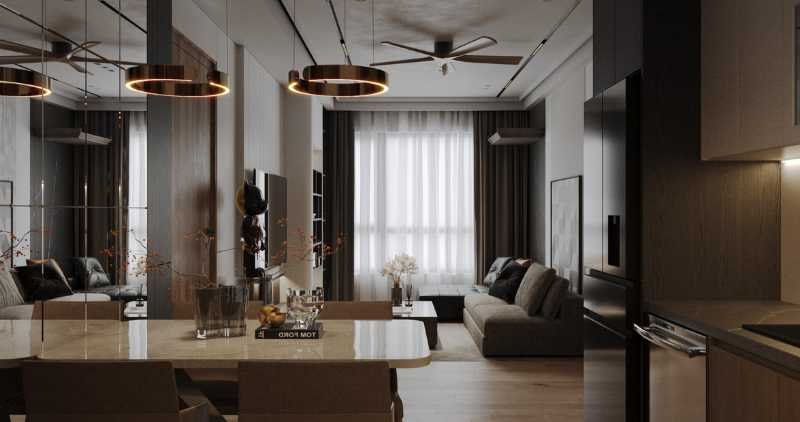 Cho thuê 3PN HH5 The InterOne Bắc Giang 88m², nội thất đầy đủ, gần KCN, giá thuê hợp lý