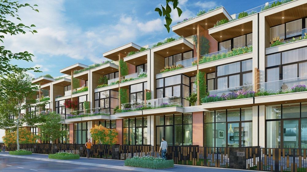 Cho thuê nhà phố shophouse xây 4 tầng mặt tiền 5m vừa ở, kinh doanh chưa đồ Park Hill Vĩnh Yên