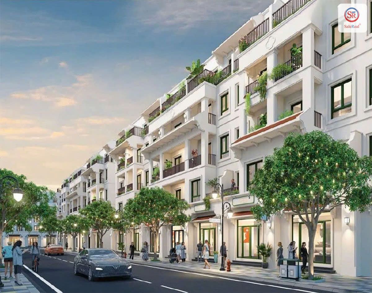 Mua căn góc liền kề chính Nam diện tích 80m2 x 4 tầng kế công viên MT: 6m Vinhomes Hải Vân Đà Nẵng