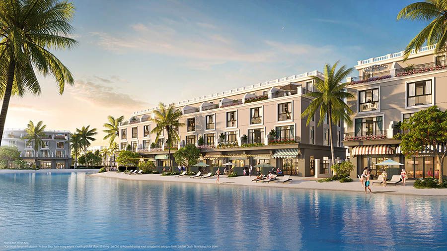 Bán nhà liền kề hướng Bắc xây thô mặt trong vài bước ra biển - DT: 70m2 Vinhomes Nha Trang