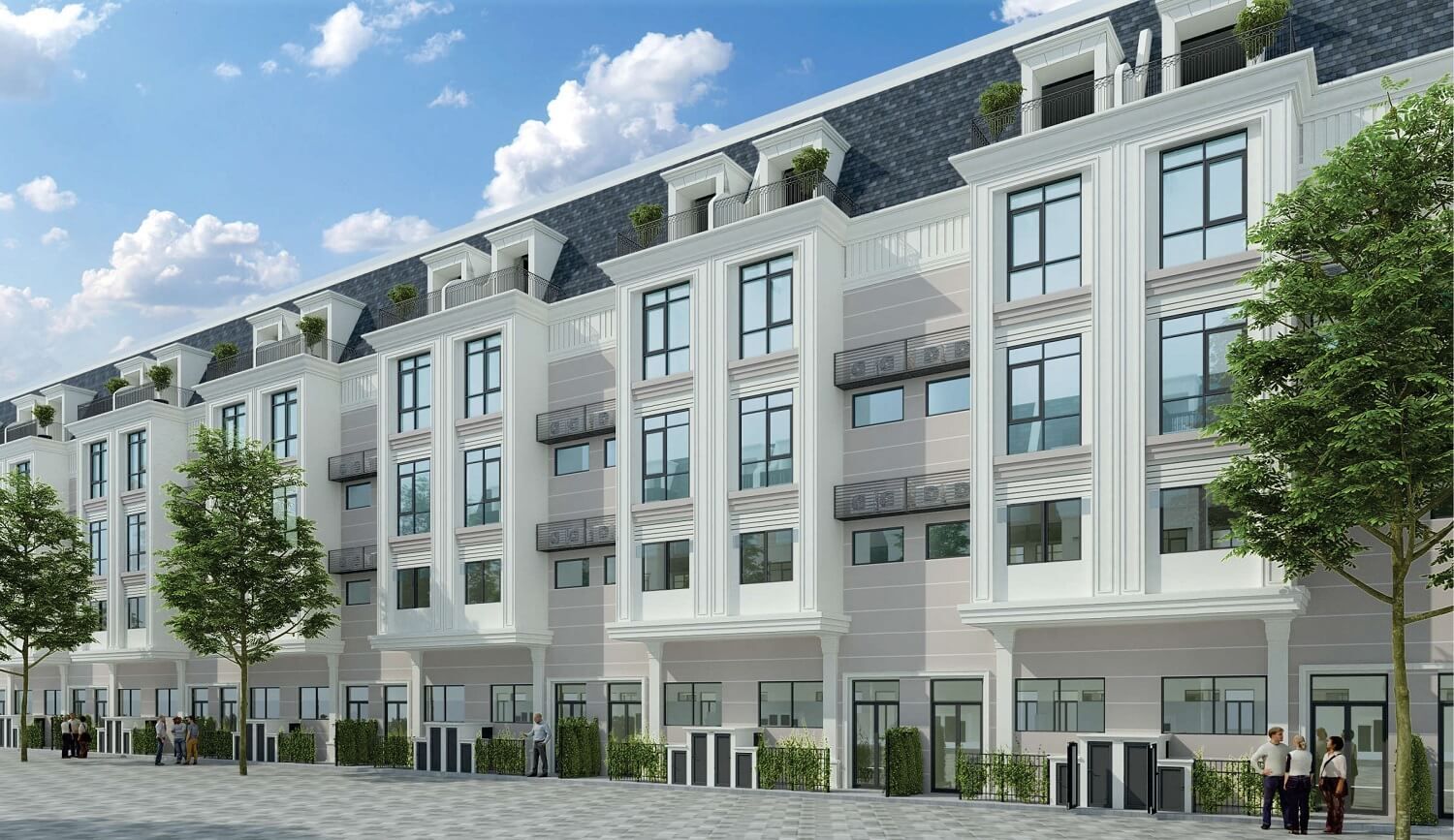 Mua nhà liền kề hướng chính Bắc, diện tích 100m2, khu Hoàng Gia 2 Hinode Royal Park