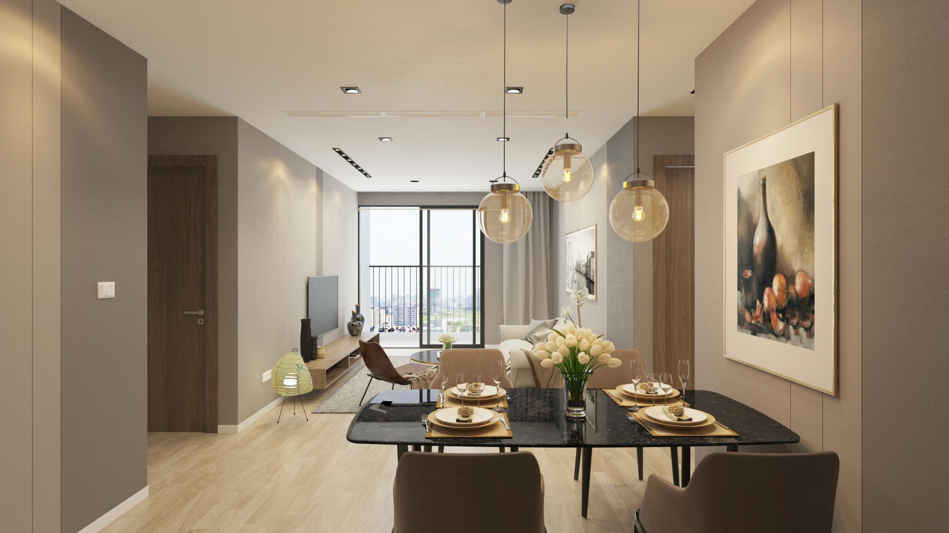 Chính chủ cho thuê căn hộ 2 ngủ - Diện tích 74m2 - Chung cư An Bình City