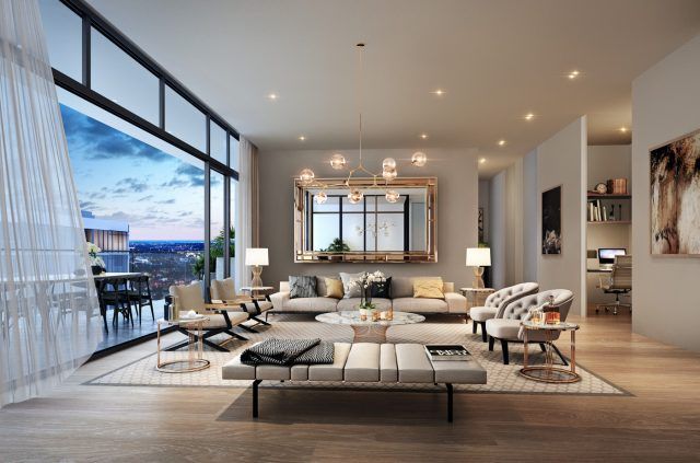 Mua Sky Villas Đông tứ trạch hồ bơi trong nhà ban công sân vườn ngắm trọn thành phố Noble Empire